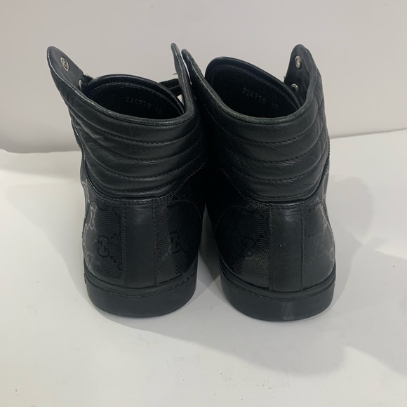 Black Gucci Hightop sneakers - Picture 9 of 15